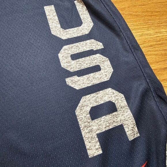 Nike Team USA Authentic Basketball Practice Shorts Blue CN8120-451 Men’s Size XL - Picture 7 of 14